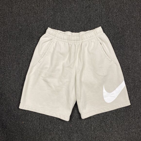 Nike Shorts Sportswear Men's NSW Club Fleece 8" Casual Sweats Tan Size Small - Picture 1 of 6